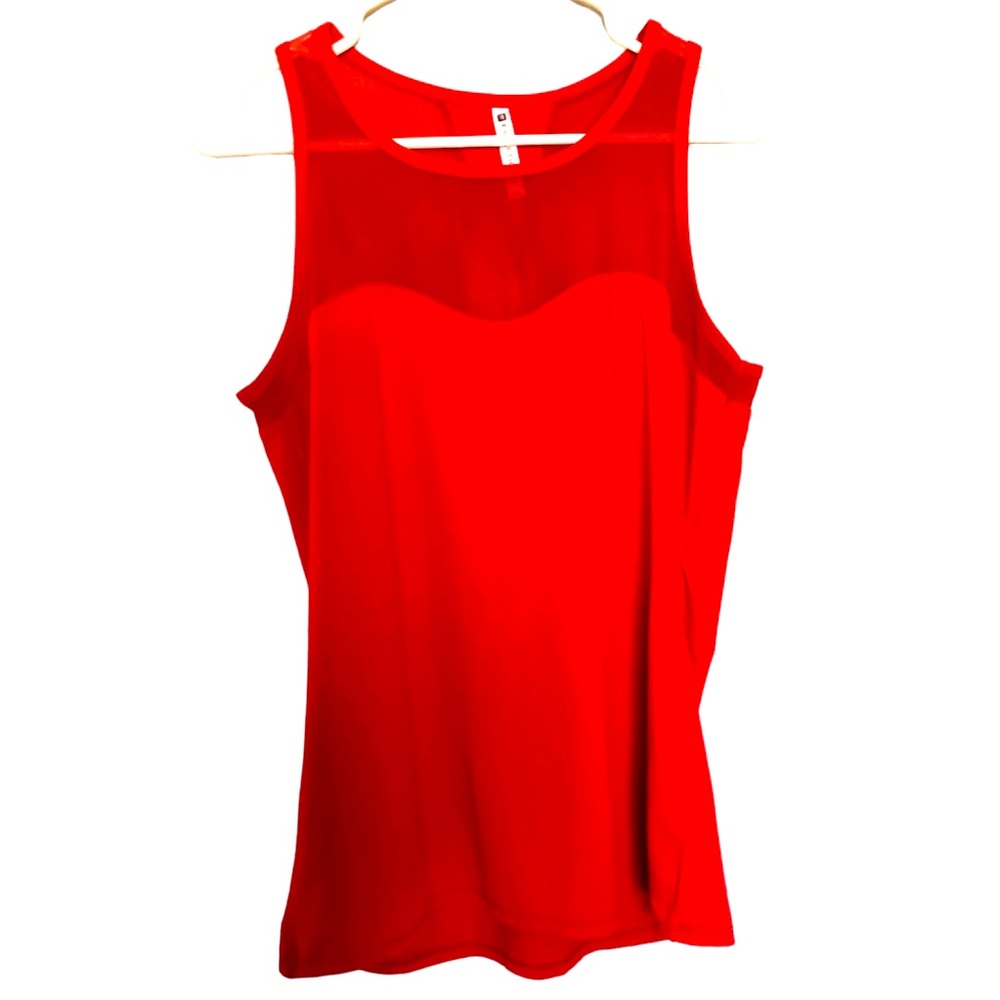 Red Fabletics Athletic Top